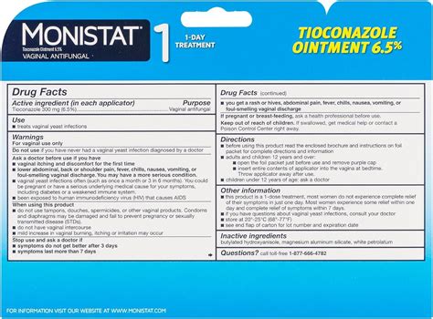 monistat 1 discharge|Tioconazole